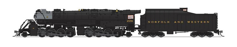 Broadway Limited - N N&W Y6b 2-8-8-2 2192 W/sd - 7221