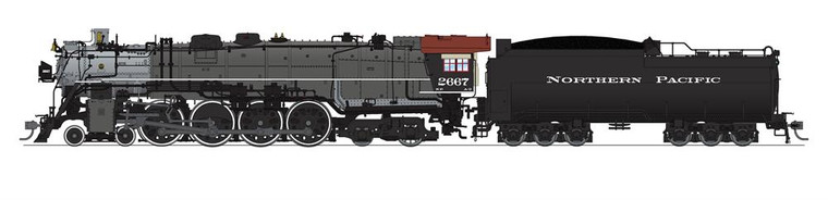 Broadway Limited - HO NP A-3 4-8-4 pre-1947 #2667 Hybrid - 6962