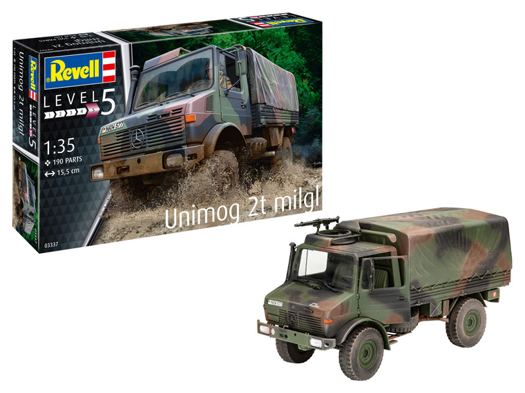 Revell Monogram Germany - Unimog 2T milgl 1:35 - 3337