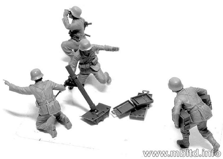 Master Box Limited - German DAK Mortar Crew 1:35 - 3587