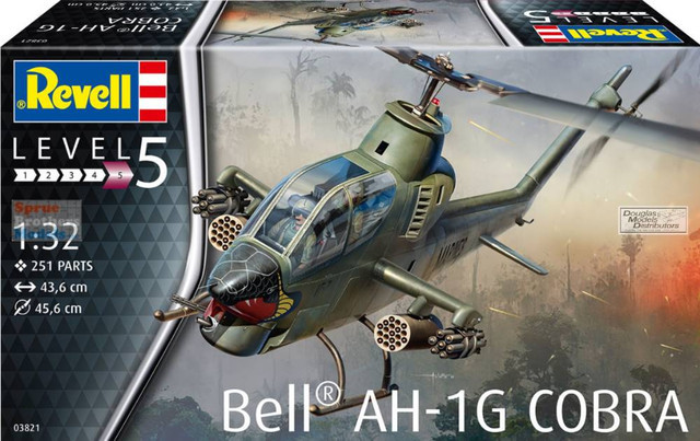 Revell Monogram Germany - AH-1G Cobra Helicopter 1:32 - 3821