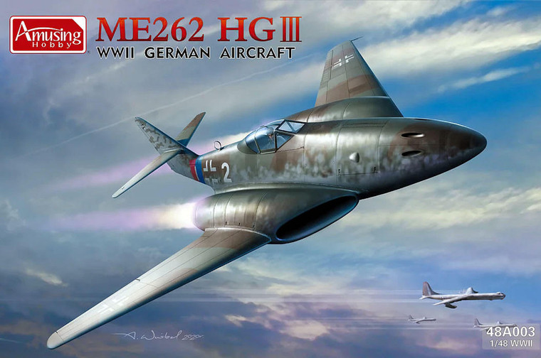 Amusing Hobby Kits - Me262 HGIII Test Model 1:48 - 48A003