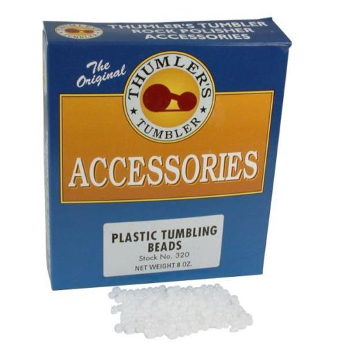 True- Square Tumblers - PLASTIC TUMBLING BEADS 1/2-lb - 320