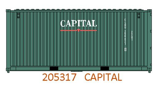 Jacksonville Terminal - N 20' Std Cont C.S. Capital - 205317