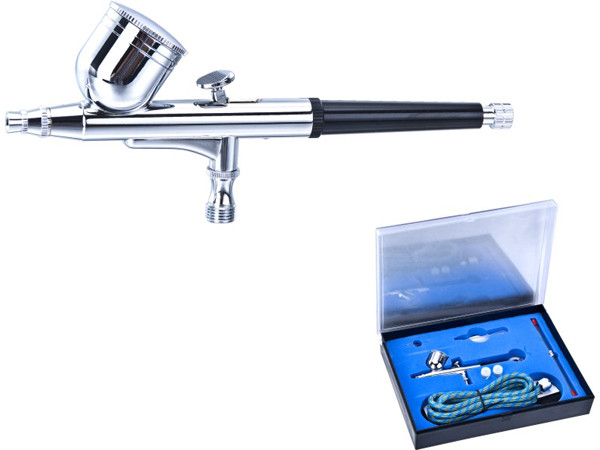 Vigiart Airbrush Compressor - HS-30K Dual Action Gravity Feed Kit - 465