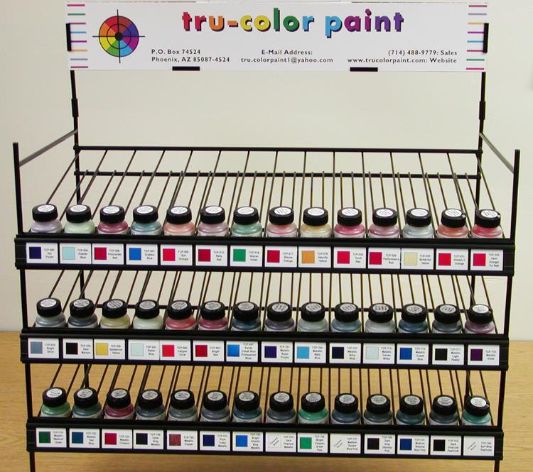Tru-Color Railroad Paint - Tru-Color Rack Hold 42 New - 2