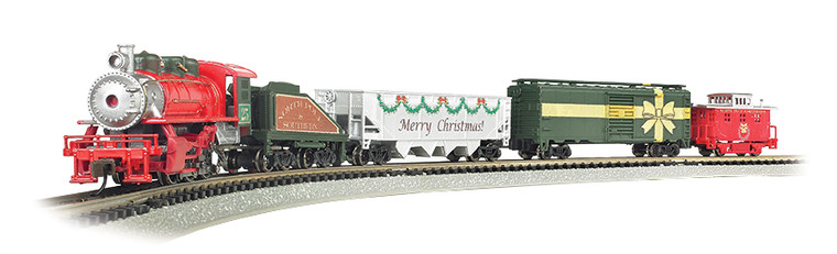 Bachmann - N Merry Christmas Exp Train St - 24027
