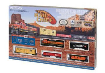 Bachmann - Ho Rail Chief Train Set - 706