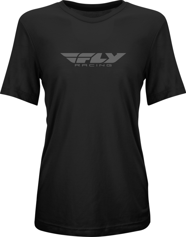 Fly Racing - Women's Fly Origin Corp Tee Black/grey Sm - 356-0100S