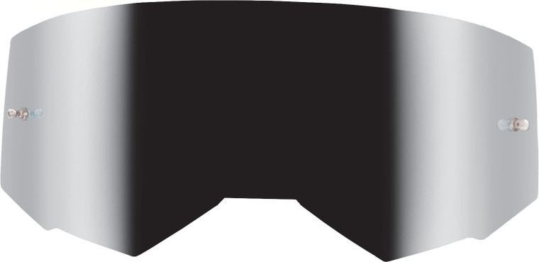 Fly Racing - Single Lens W/post Adult Silver Mirror/smoke - FLA-041