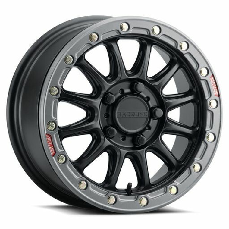 Raceline - Alpha Bdlk 15x7 5/4.5 (+53mm) Blk/gunmetal - A14BG-57012+53