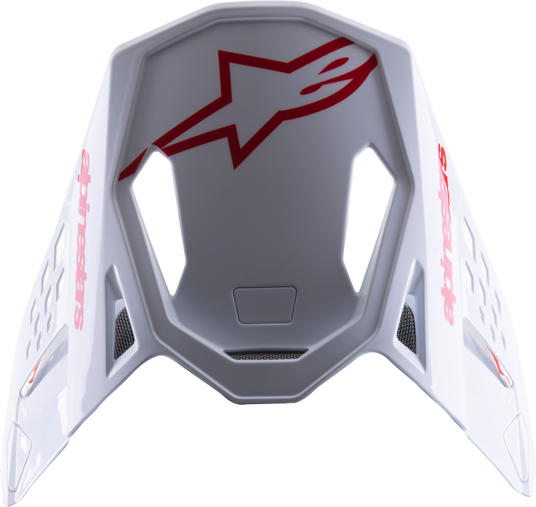 Alpinestars - S-m8 Radium 2 Visor Bright Red/white - 8981523-3012-OS