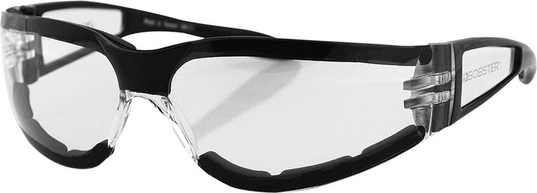Bobster - Shield Ii Sunglasses Black W/clear Lens - ESH203