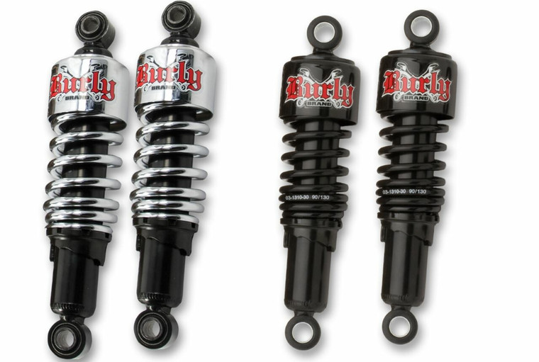 Burly Brand - Slammer Shocks 10.5" Chr Flt 97-22 - B28-1203