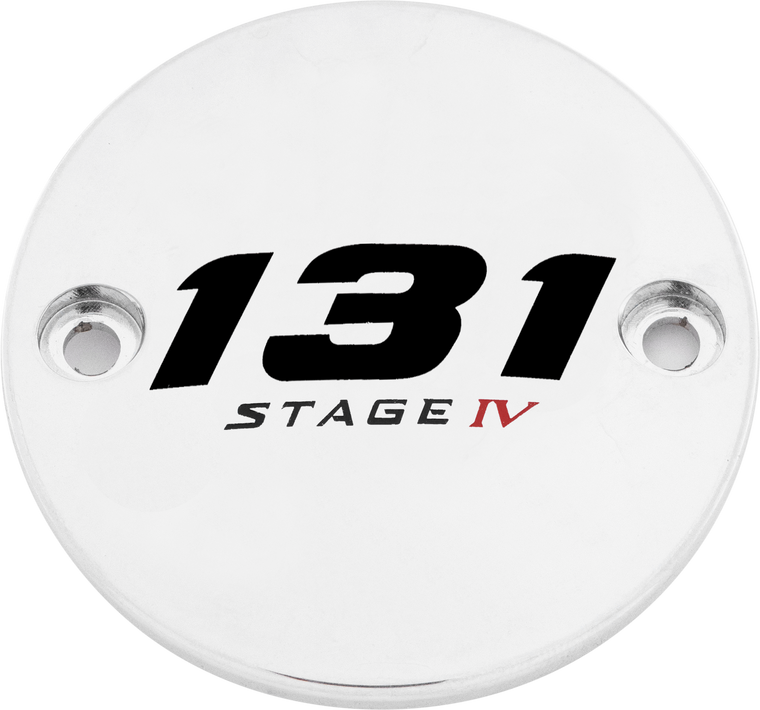 Custom Engraving - M8 Timer Cover 131 Stage Iv Chrome - 131-05-63