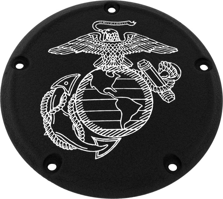 Custom Engraving - 7   Tc Derby Cover Marine Ega Black - MAR08-12BG Custom Engraving - 7   Tc Derby Cover Marine Ega Black - MAR08-12BG