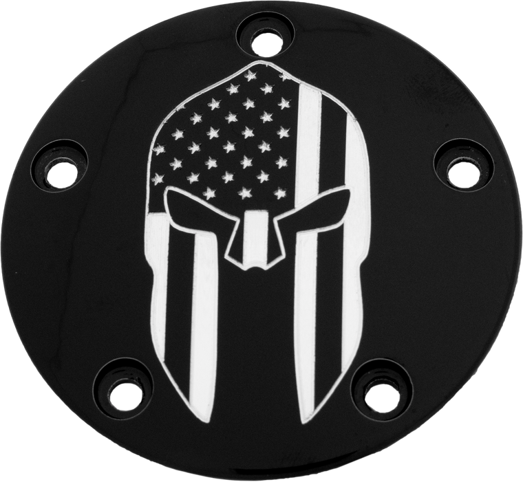 Custom Engraving - Tc Timer Cover Spartain Black - PATR20-04BG