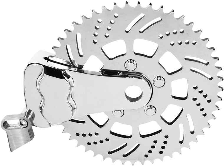 Hawg Halters Inc - Sprocket Brake Kit 51t L/h Chrome - RKSBLCC351