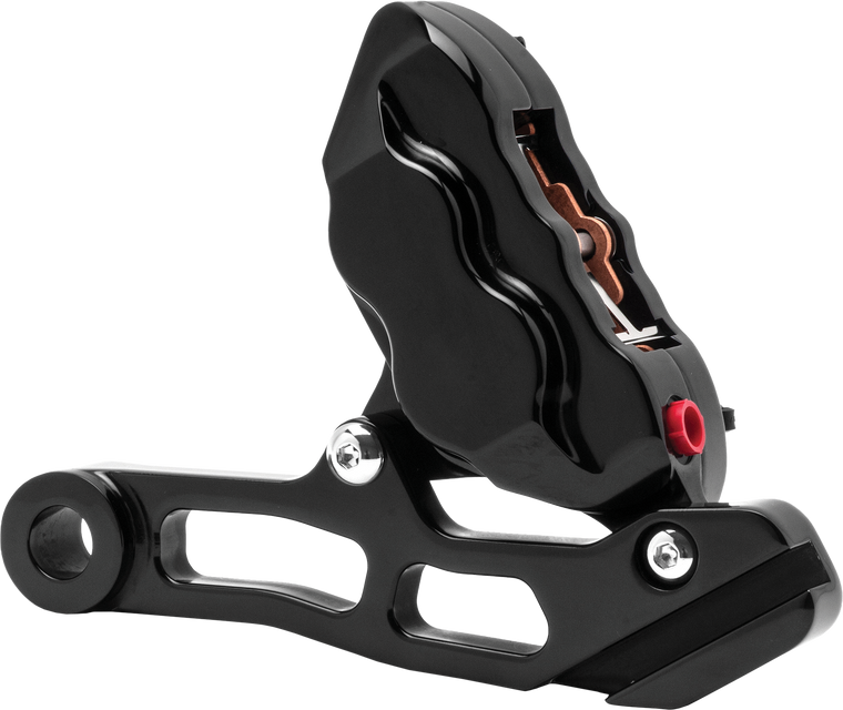Hawg Halters Inc - 4 Pist Rear Caliper Kit Black St 84-99 - RKSTAB500