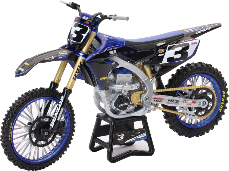 New-ray - 1:12 Scale Yamaha Team Yz450f Eli Tomac #3 W/#1 Sx/mx - 58323 New-ray - 1:12 Scale Yamaha Team Yz450f Eli Tomac #3 W/#1 Sx/mx - 58323