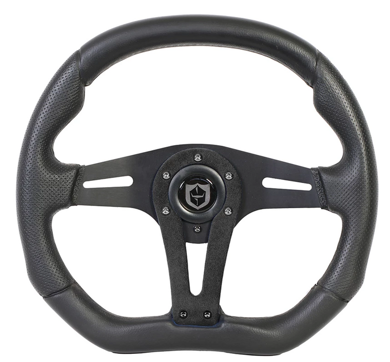 Pro Armor - 13.75 Force Steering Wheel Black - A19UZ284BL