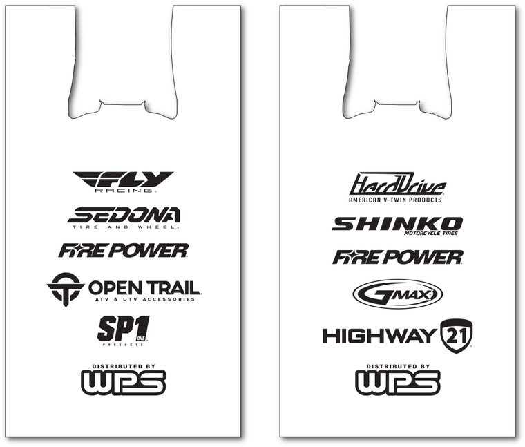 Wps - Merchandise Bags 12"x7" 500/pk - 12 X 7 X 22 WPS