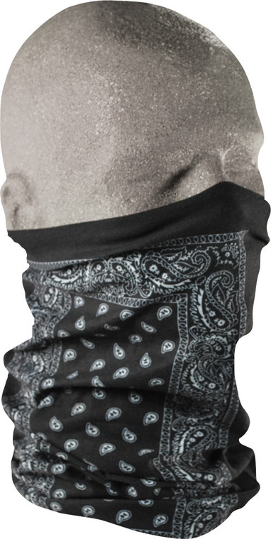 Zan - Motley Tube Black Paisley - T101
