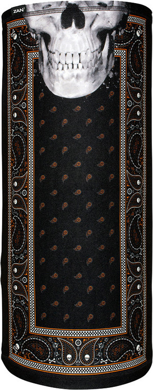 Zan - Sportflex Motley Tube Black/orange Classic Bandana - TL197