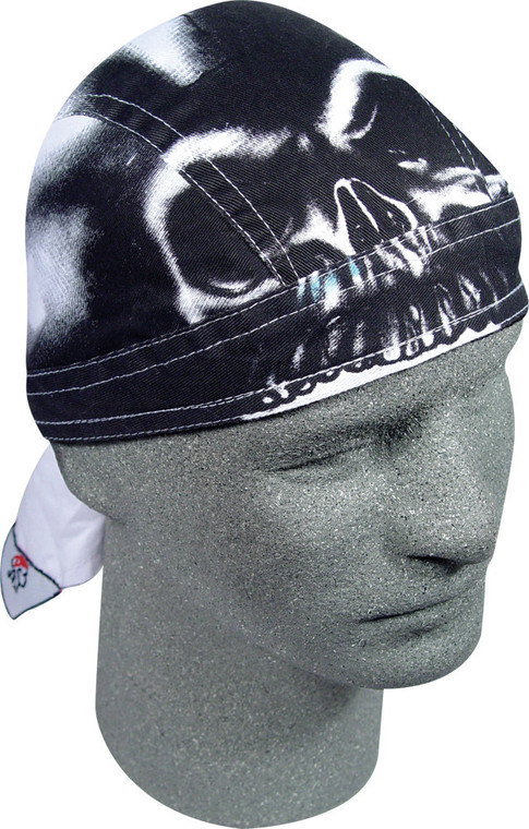 Zan - Road Hog Flydanna Airbrushed Skull - ZSG031