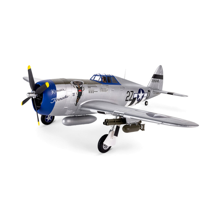 E-flite - P-47 Razorback 1.2m Bnf Basic - 8450