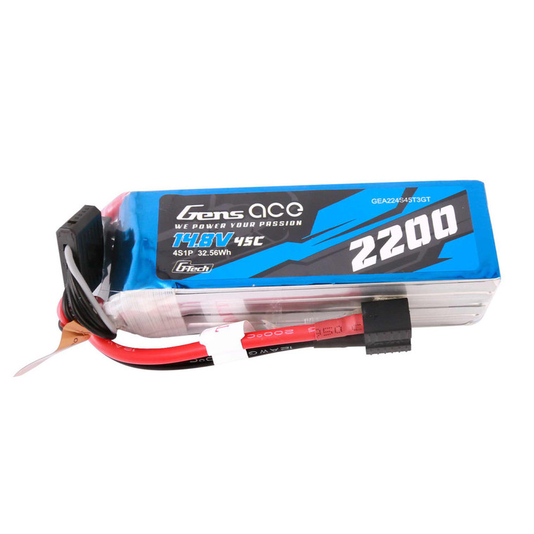 Gens - 11.1v 1800mah 3s 45c G-tech Smart Lipo: Deans - 183S45DGT