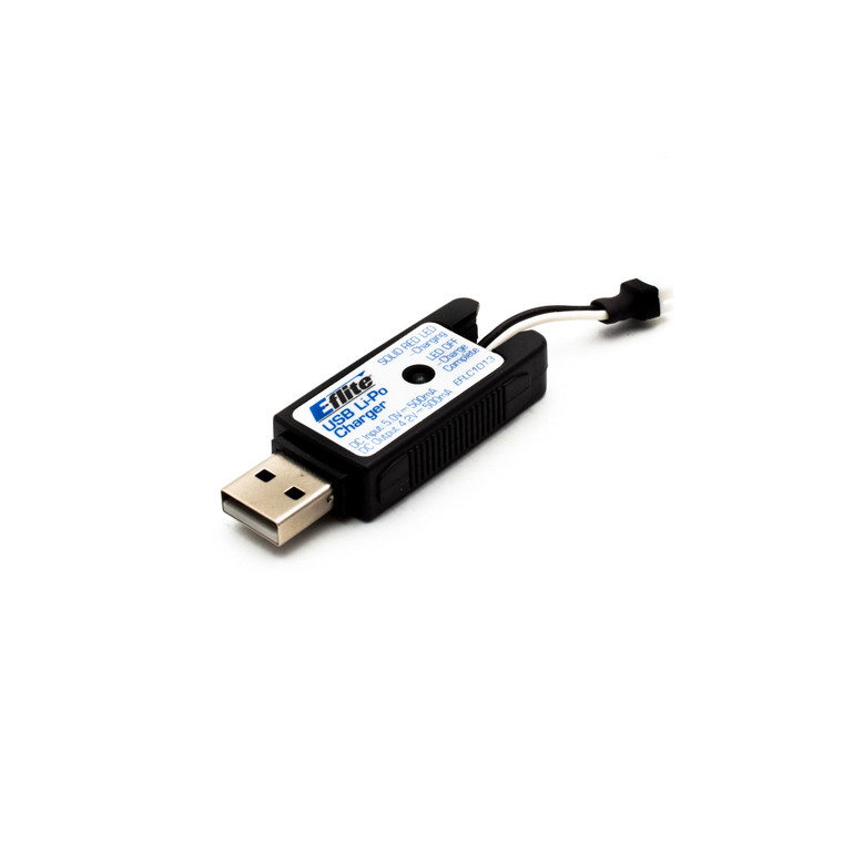 E-flite - 1s Usb Li-po Charger, 500mah High Current Umx - C1013
