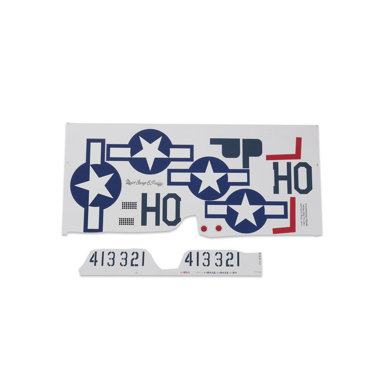 E-flite - Decal Sheet: P-51d 1.2m - 89507