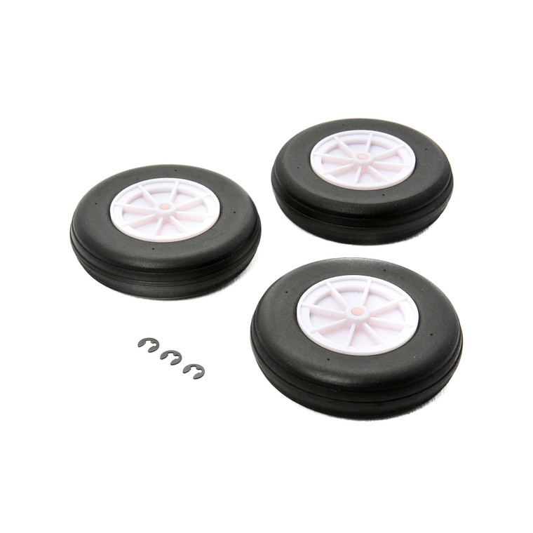 E-flite - Wheel Set (3): Carbon-z T-28 - 1310