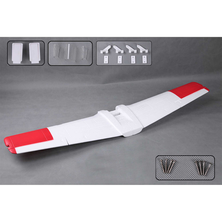 FMS - Main Wing: T28 V4 1400mm , Red - PM102RED
