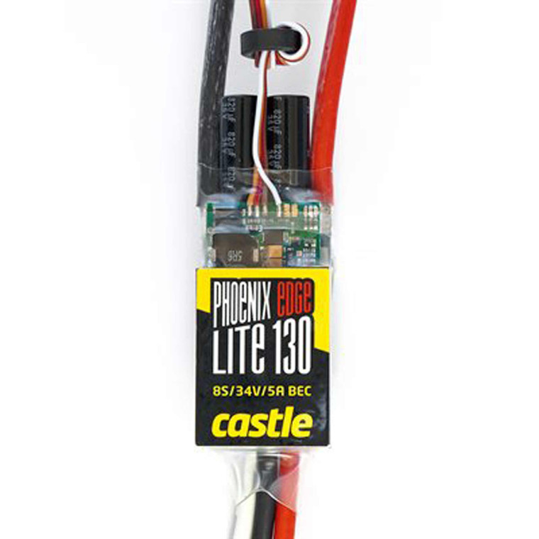 Castle Creations - Phoenix Edge Lite 130-amp 34v Esc W/5 Amp Bec - 10011000 Castle Creations - Phoenix Edge Lite 130-amp 34v Esc W/5 Amp Bec - 10011000