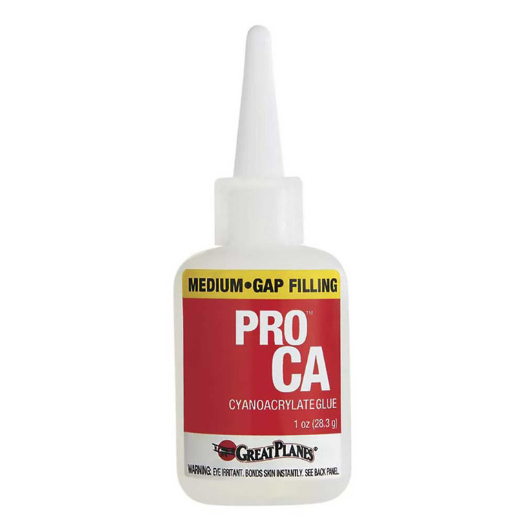 Great Planes - Pro Ca+ Glue Medium 1 Oz - R6008 Great Planes - Pro Ca+ Glue Medium 1 Oz - R6008