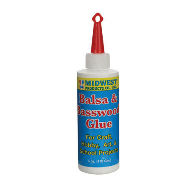 Midwest Products - Balsa & Basswood Glue 4 Oz - 361 Midwest Products - Balsa & Basswood Glue 4 Oz - 361
