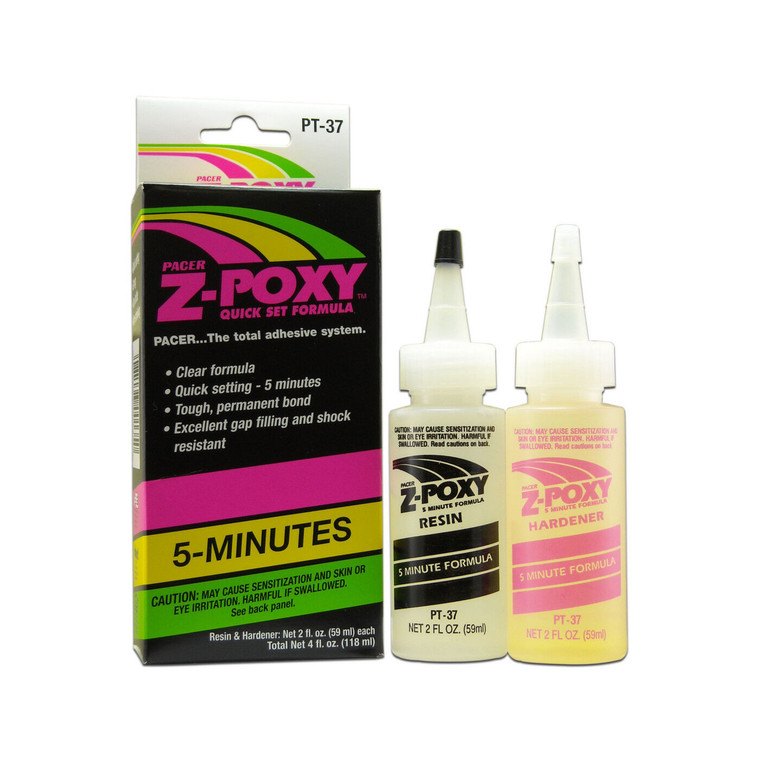 ZAP Glue - Zap 5 Min Z-poxy, 4 Oz - PT37