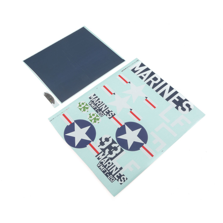 E-flite - Decal Sheet: F4u-4 1.2m - 8506