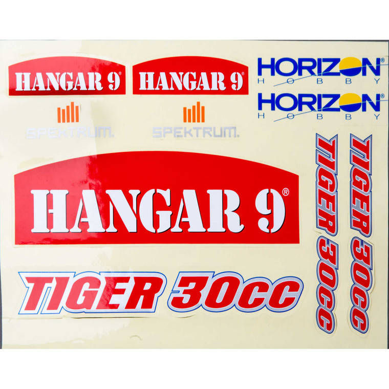 Hangar 9 - Decal Set: Tiger 30cc - 237009 Hangar 9 - Decal Set: Tiger 30cc - 237009