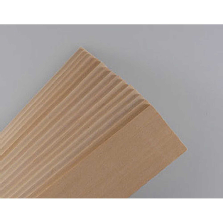 Midwest Products - Basswood Sheets 1/8x2x24 (15) - 4113