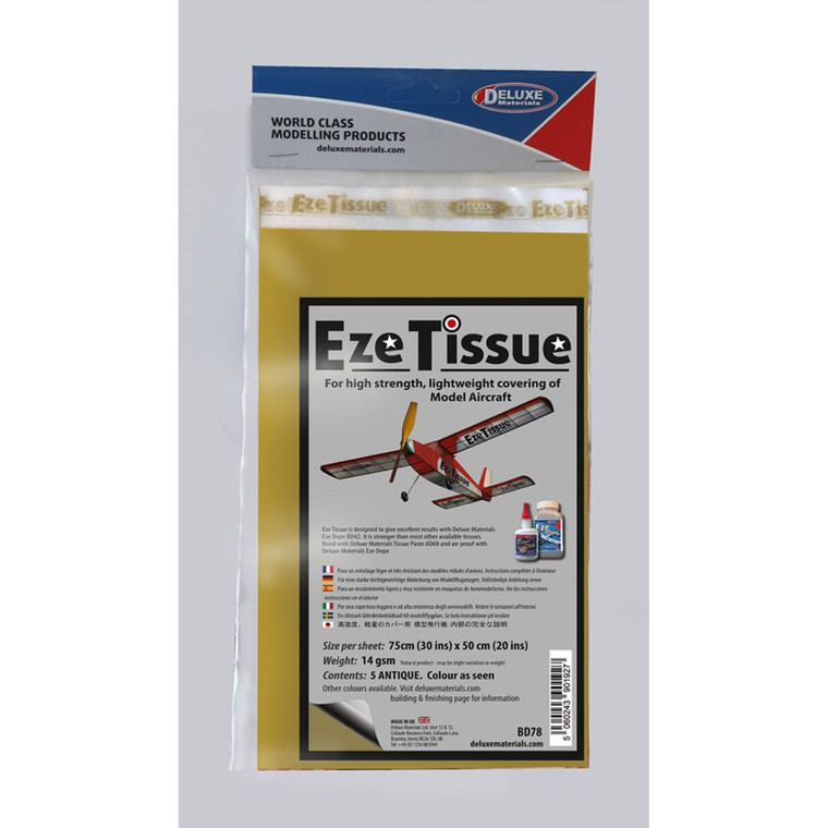 Deluxe Materials - Eze Tissue Antique, 5 Sheets - BD78