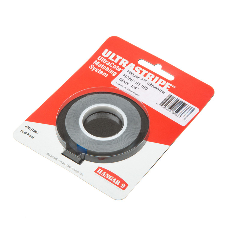 Hangar 9 - Ultrastripe, Silver 1/4 - U81160