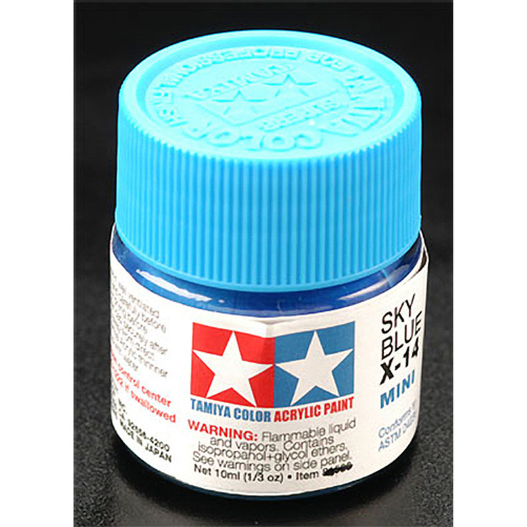 Tamiya - Acrylic Mini X14, Sky Blue - 81514