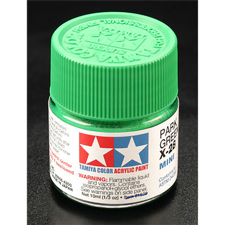Tamiya - Acrylic Mini X28, Park Green - 81528