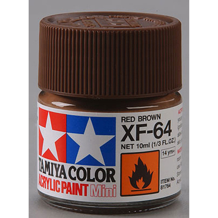 Tamiya - Acrylic Mini Xf64, Red Brown - 81764