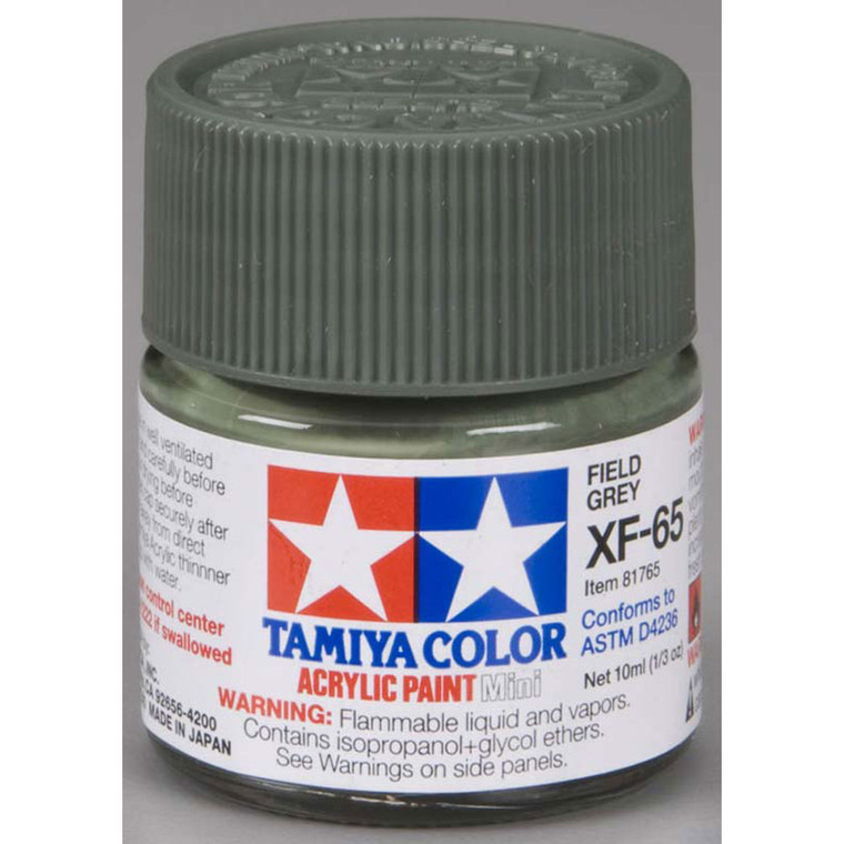 Tamiya - Acrylic Mini Xf65, Field Grey - 81765