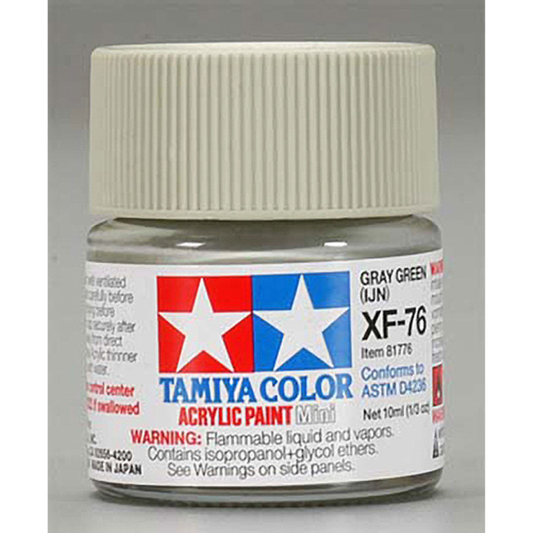 Tamiya - Acrylic Mini Xf76 Gray/green - 81776