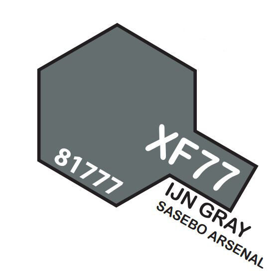 Tamiya - Acrylic Mini Xf77, Ijn Gray - 81777